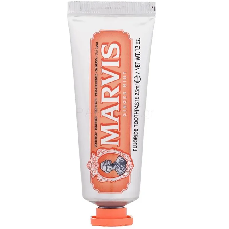 Marvis Ginger Mint Toothpaste Οδοντόκρεμα με Τζίντζερ & Μέντα 25ml