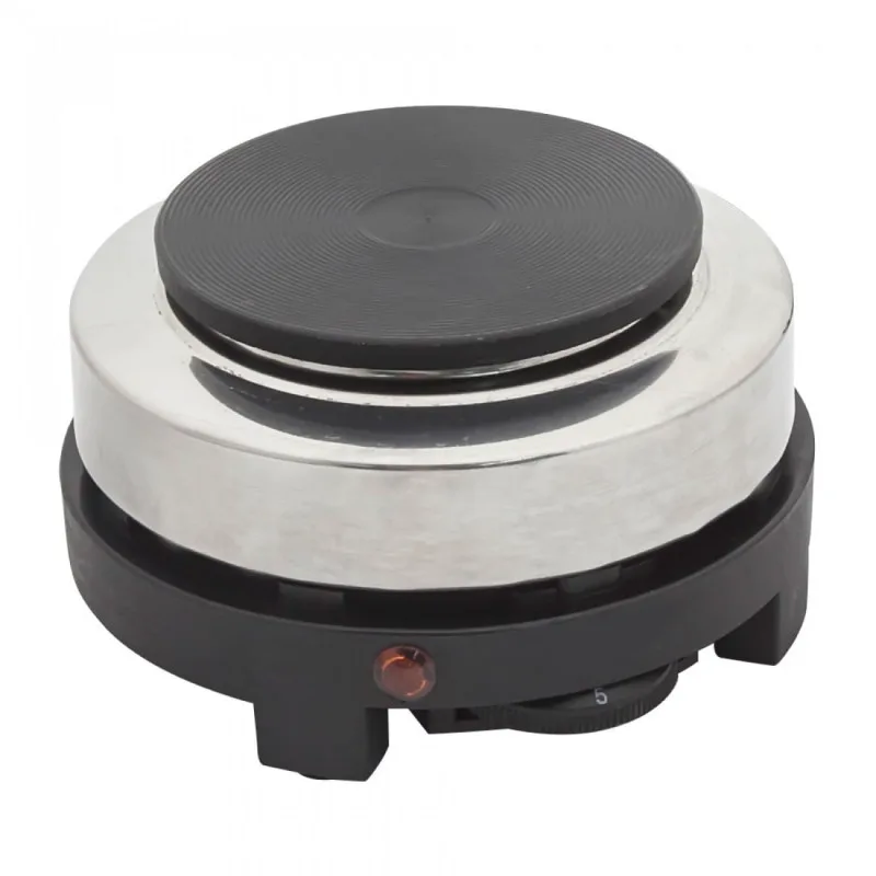 Hob Rosberg R51445C, 500W, 10 cm, 900 γραμμάρια, Ασημί / μαύρο