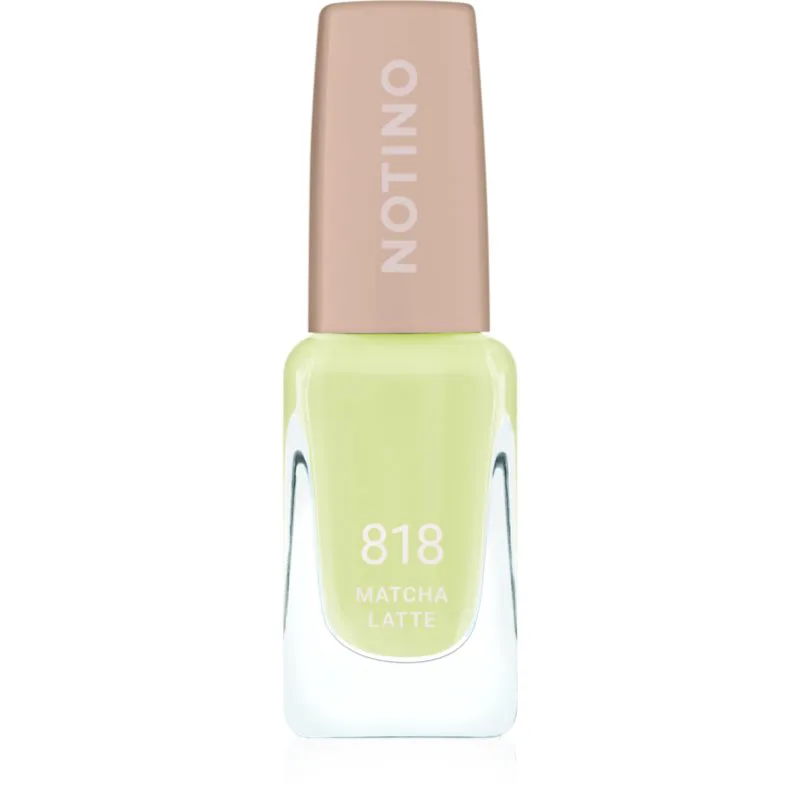 Notino Gel Effect Nail Polish βερνίκι νυχιών για τζελ αποτέλεσμα 818 Matcha Latte 10 ml