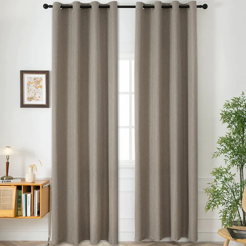 Κουρτίνα 140x270 Με Τρουκς Beauty Home Illusion 8445 Khaki 140x270Υ