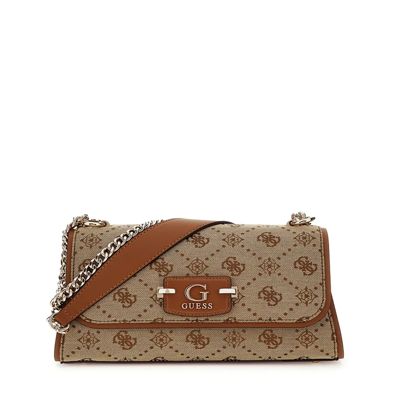 GUESS ΓΥΝΑΙΚΕΙΑ ΤΣΑΝΤΑ NEDA CONVERTIBLE HWJP9654210 LATTE LOGO