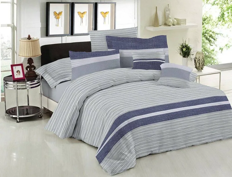 ΣΕΤ ΣΕΝΤΟΝΙΑ ΥΠΕΡΔΙΠΛΑ LE BLANC PREMIUM BROOKLYN ICE ΒΑΜΒΑΚΕΡΟ (160CMX200CM)
