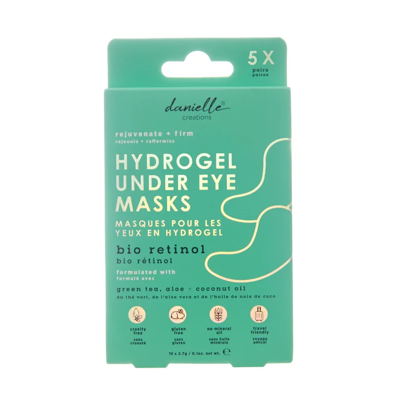 5 Pair Hydrogel Under Eye Masks with Bio Retinol