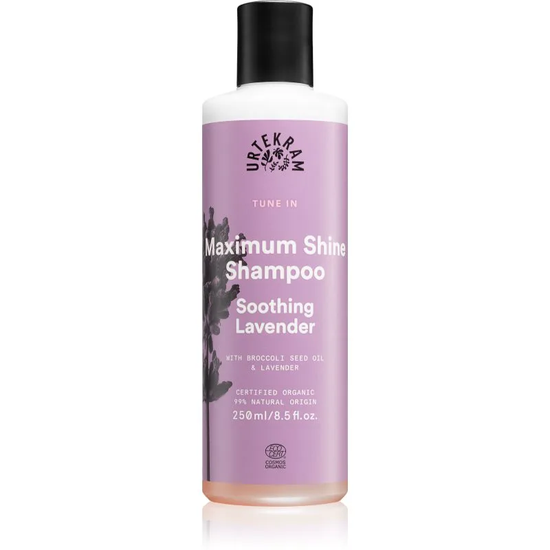 Urtekram Soothing Lavender καταπραϋντικό σαμπουάν Για λάμψη και απαλότητα μαλλιών 250 ml