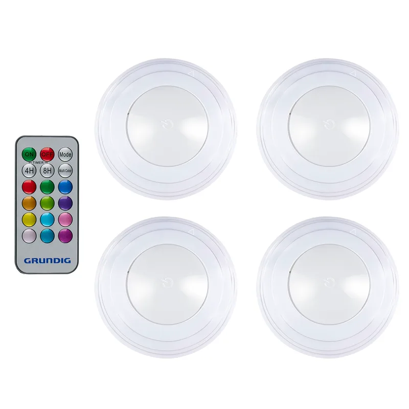 Διακοσμητικά Φωτιστικά LED Με Τηλεχειριστήριο (4τμχ) Grundig 871125225996
