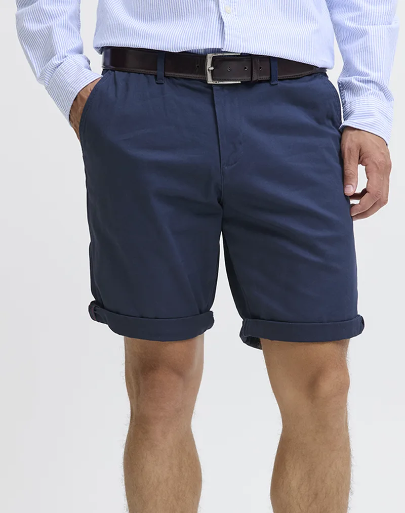 JACK&JONES JPSTBOWIE SHORTS SOLID REG SN 12165604-Navy Blazer NavyBlue