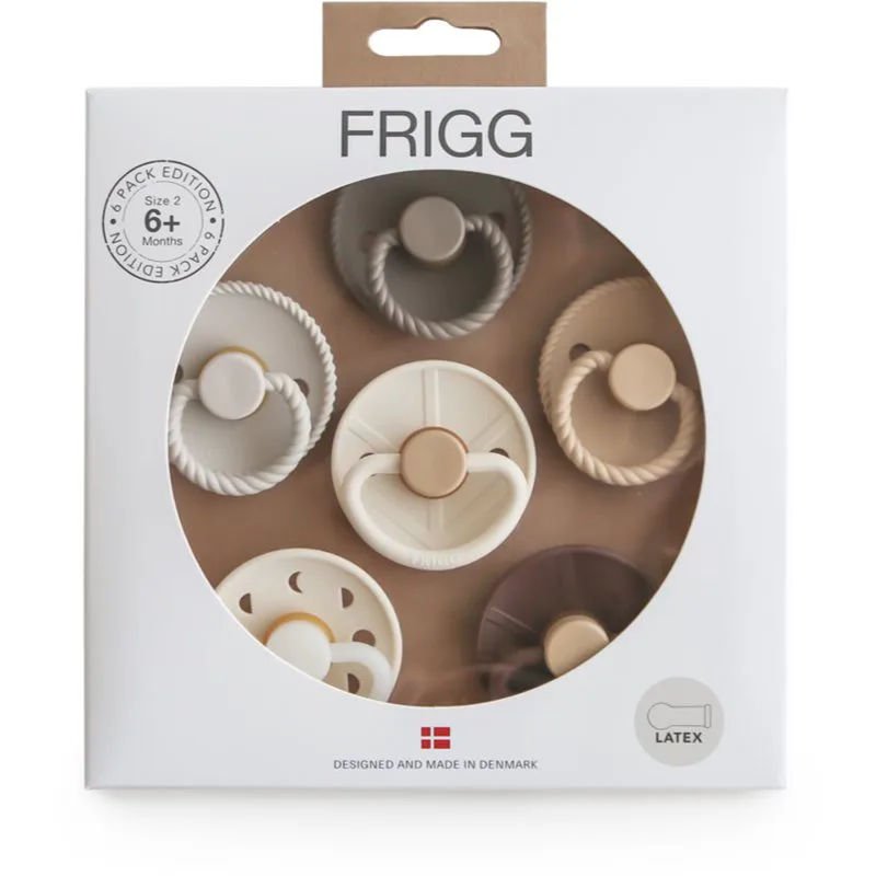 FRIGG 6 Pack Edition Size 2:6-18 months πιπίλα Earthy Wonder