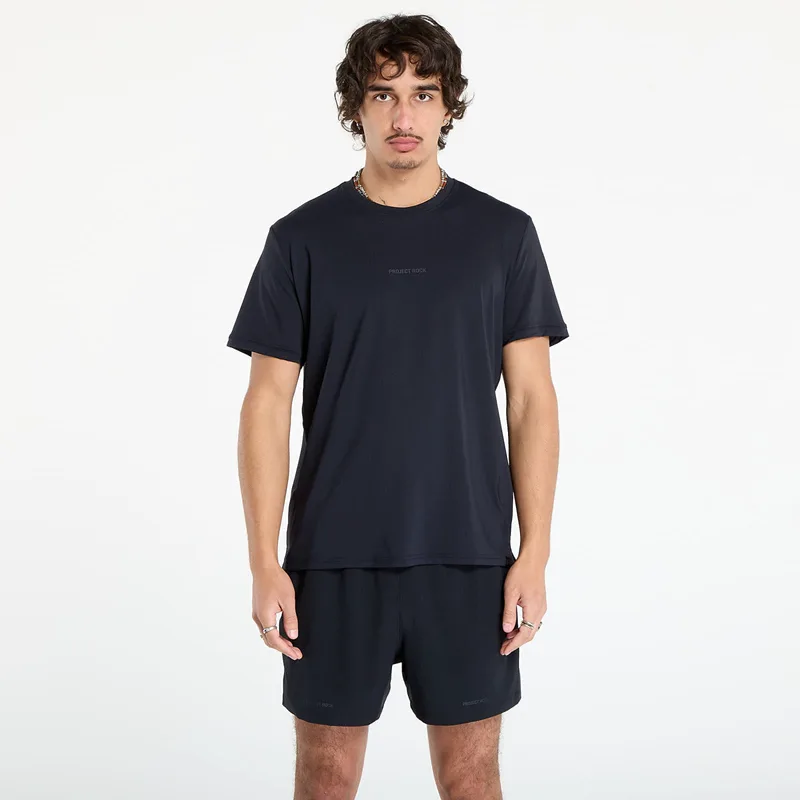 T-shirt Under Armour Project Rock Iso Chill SS Tee Black M