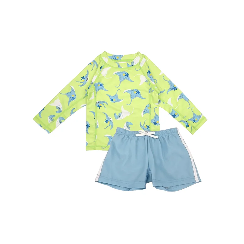 Σετ Μαγιό Σορτς Με Μπλούζα UV 4 Ετών Stingray Zoocchini ZOO16401 (Μέγεθος: 4 Ετών) - Zoocchini - ZOO16401-4T
