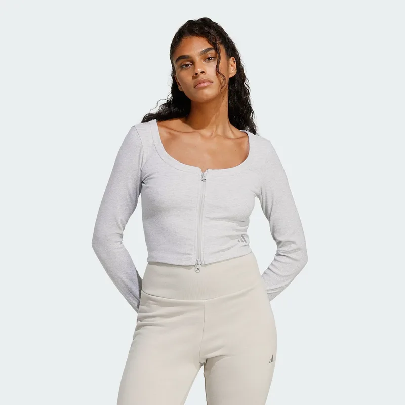 adidas sportswear W Seasonal Essentials Rib Cardigan (9000259855_19219)