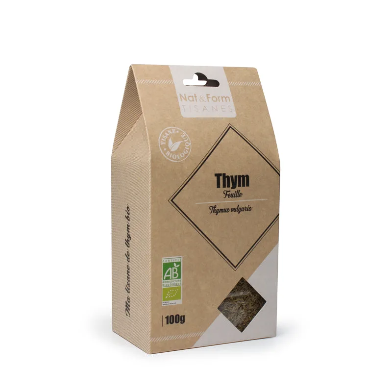 Nat&Form Organic Thyme Flower Herbal Tea 100g