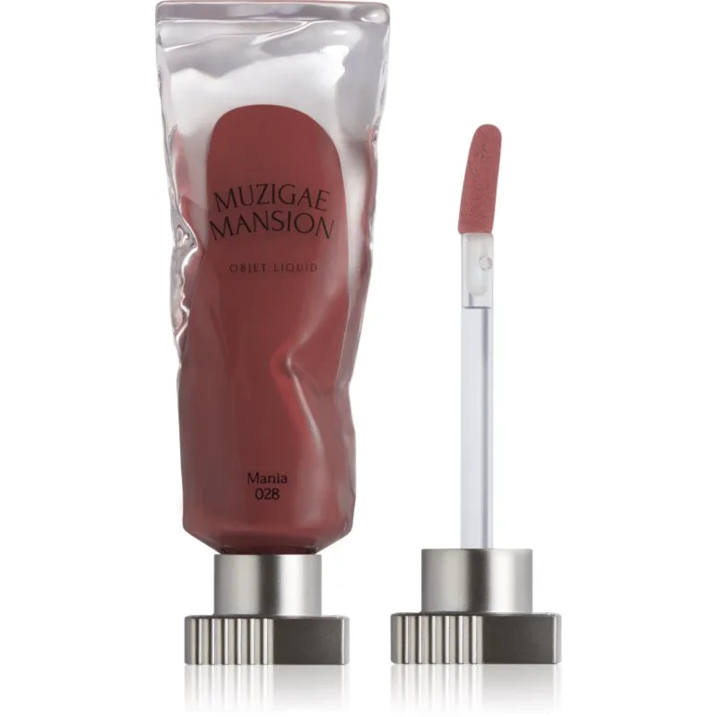 MUZIGAE MANSION Objet Liquid μακράς διαρκείας ρευστό κραγιόν με ματ αποτελέσματα απόχρωση 028 Mania 6 ml