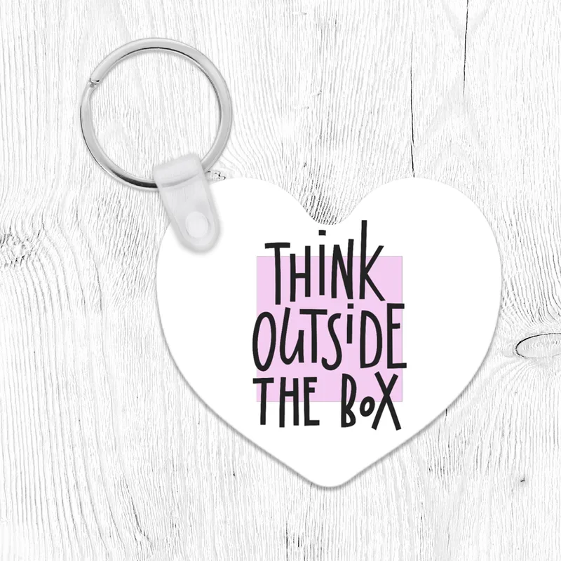 Think Outside The Box - Μπρελόκ - Καρδιά
