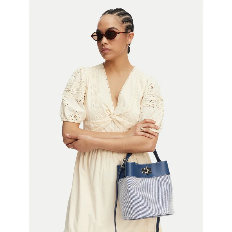 Τσάντα Furla Amelia M Bucket WB01953 BX4421 CN 4296S Σκούρο μπλε