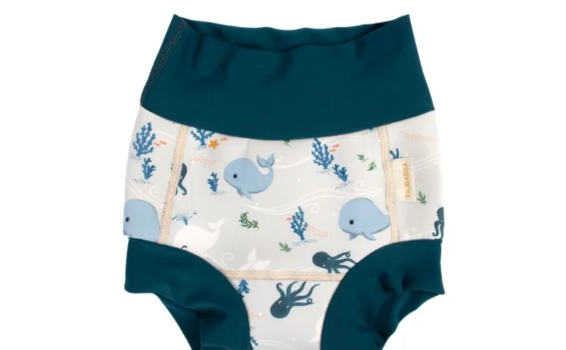 Filibabba Lucca Baby Swim Pants Christian’s Whale Tales