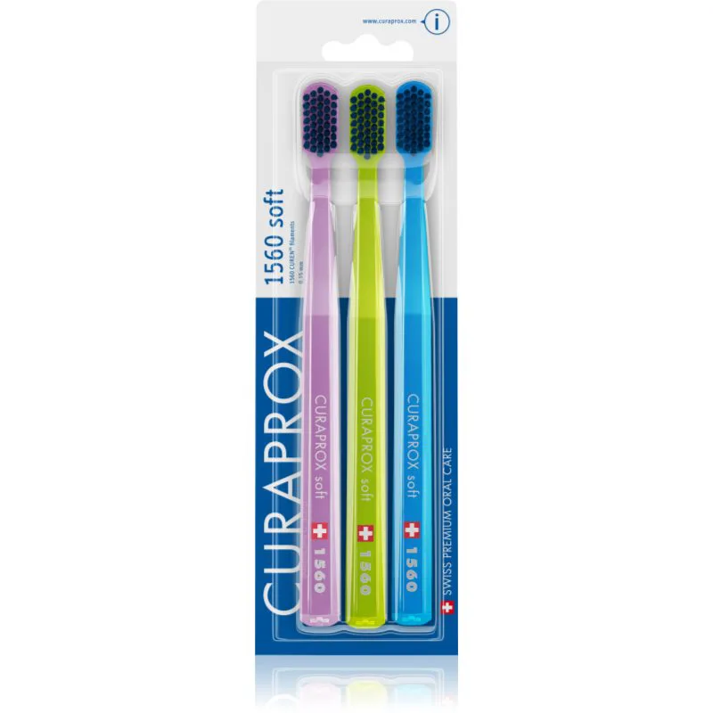 Curaprox 1560 Soft οδοντόβουρτσα 3 τμχ