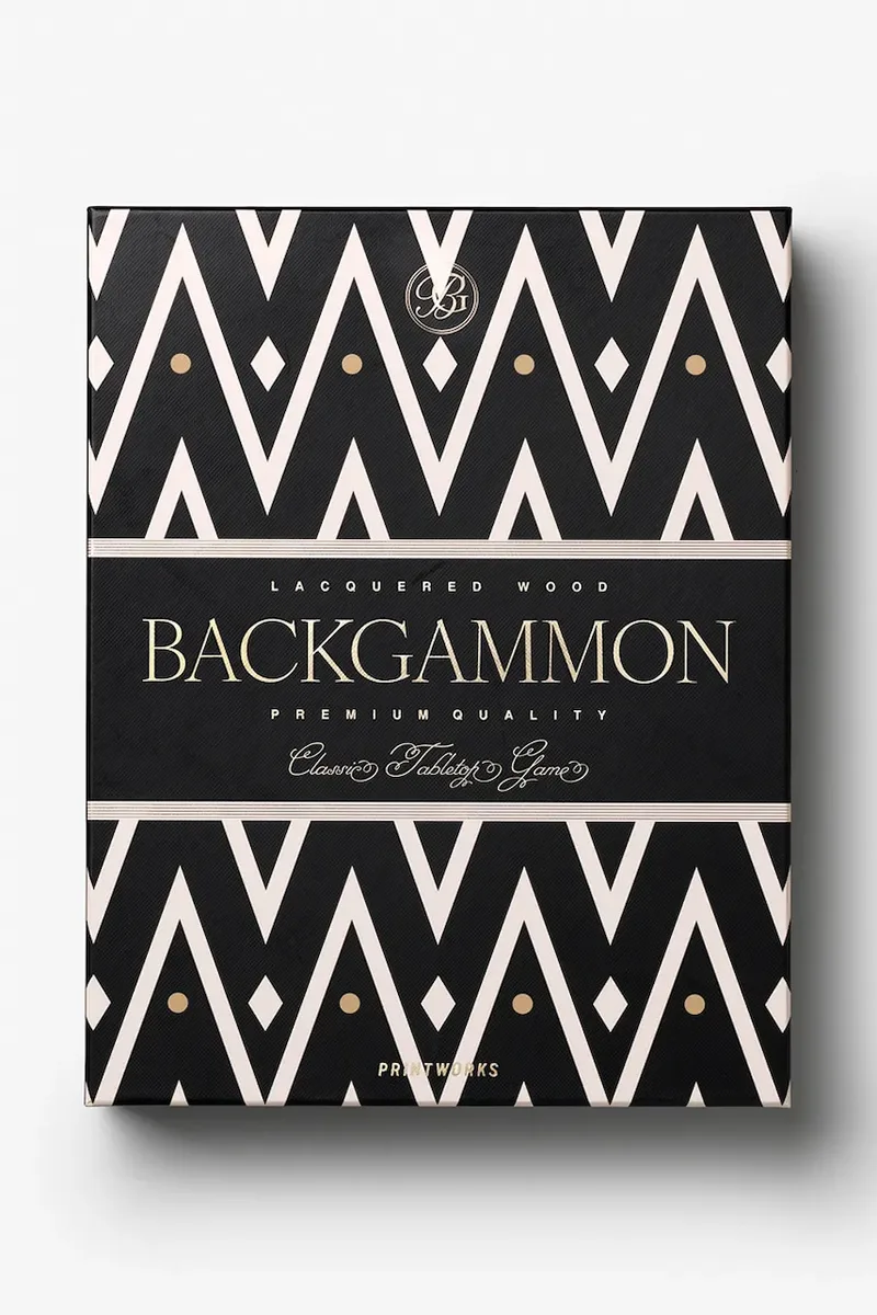 Επιτραπέζιο παιχνίδι Printworks Lacquered Backgammon 24 x 31 cm