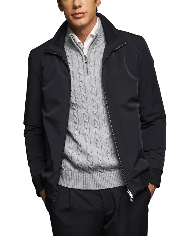 Ανδρικό Μπουφάν Μαύρο Guy Laroche EW242977-1