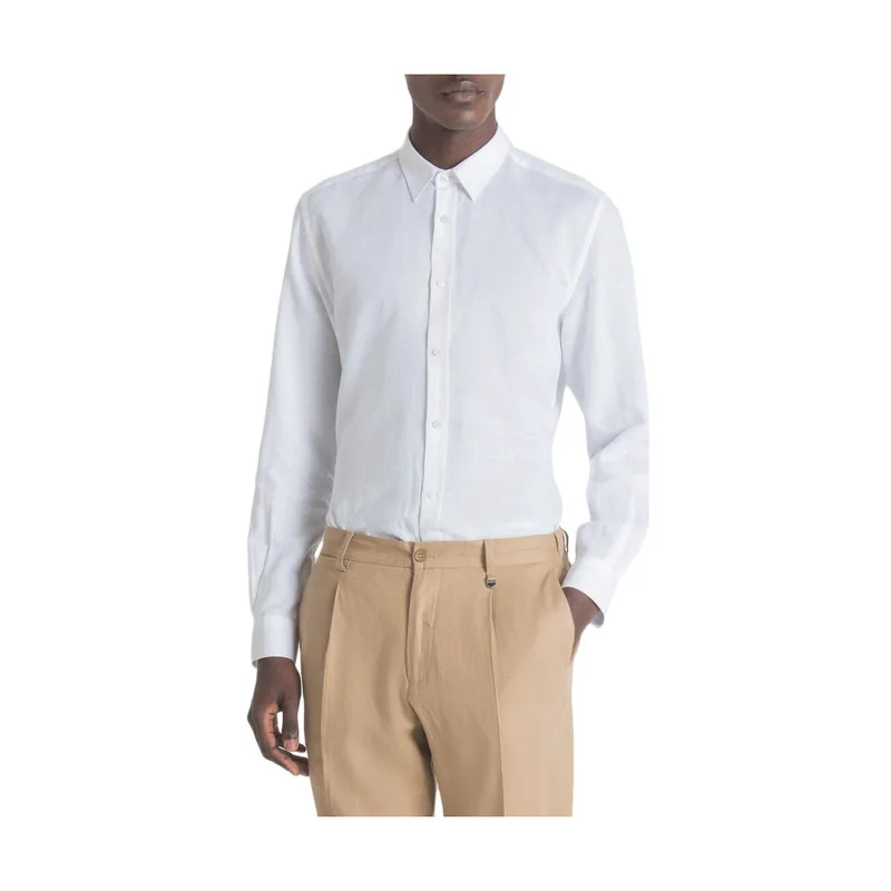 Πουκάμισο με μακριά μανίκια Antony Morato ALICANTE TIMELESS SLIM FIT SHIRT MEN