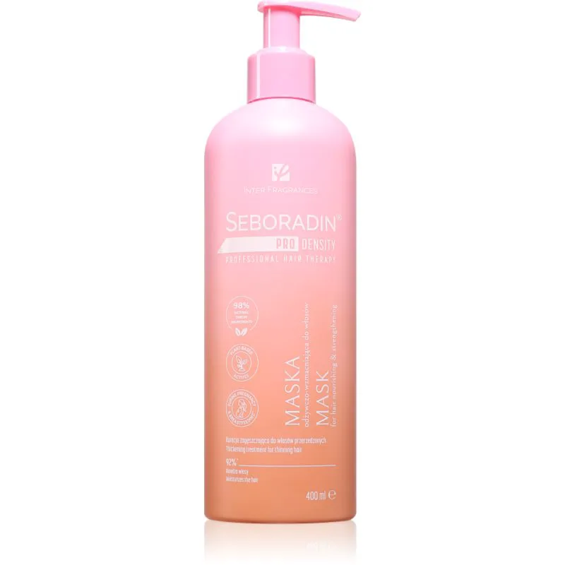 Seboradin PRO DENSITY Nourishing Mask θρεπτική μάσκα για μαλλιά με τάση αραίωσης 400 ml