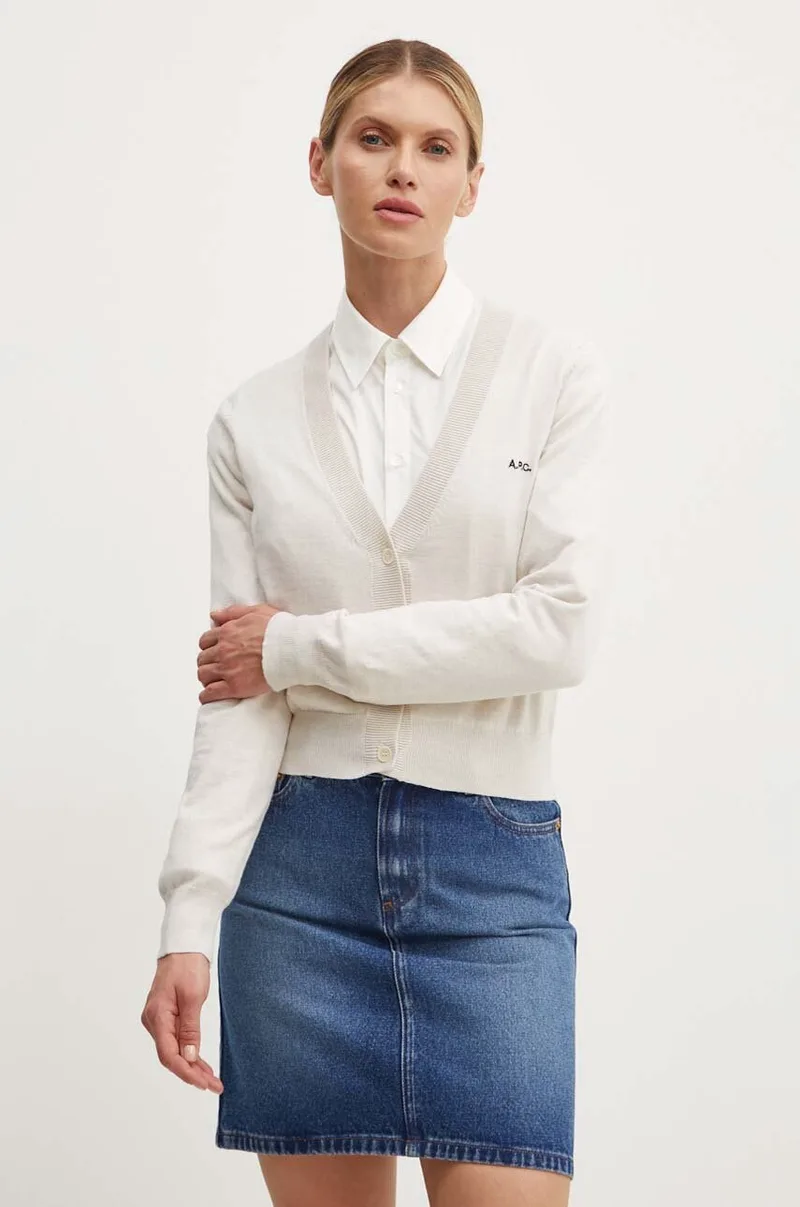 Βαμβακερή ζακέτα A.P.C. cardigan berenice