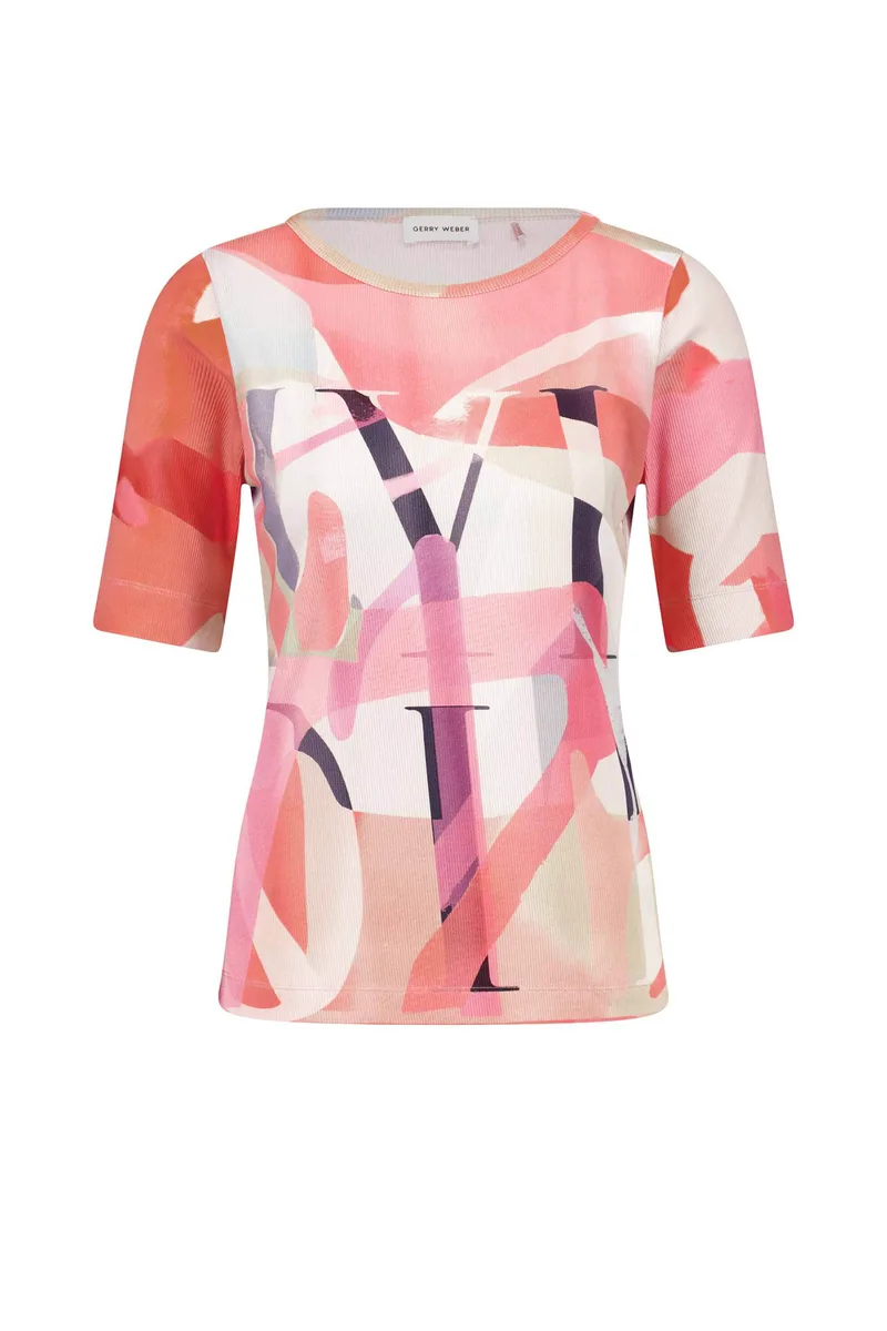 Gerry Weber γυναικείο T-shirt με all-over print - 570326-35054 Πολύχρωμο