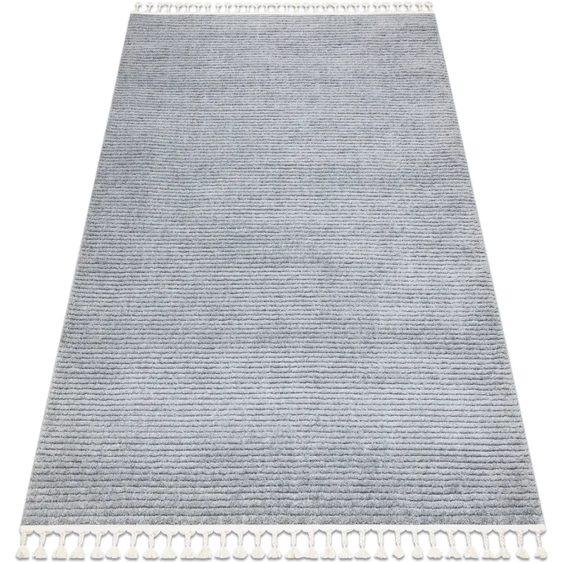 Χαλιά Rugsx Χαλί SEVILLA PC00B λωρίδες γκρι ΦϠ140x190 cm
