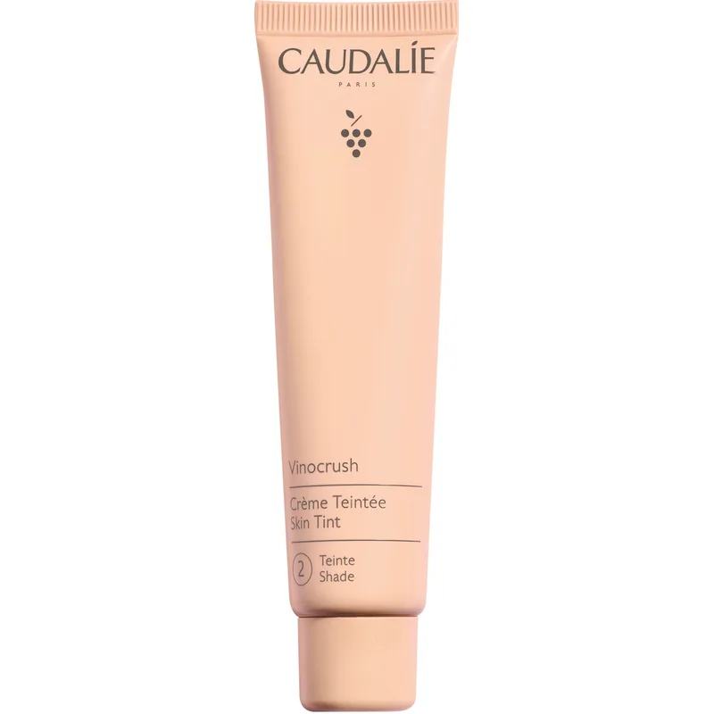 Caudalie Vinocrush Skin Tint Ενυδατική - Καταπραϋντική Κρέμα Ημέρας με Υαλουρονικό Οξύ, Νιασιναμίδη & Φυσικές Χρωστικές 30ml - Shade 2