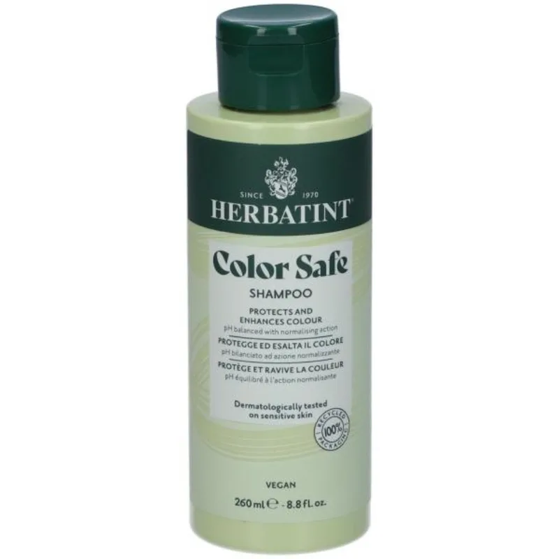 Herbatint Color Safe Shampoo Protects and Revives Color 260ml
