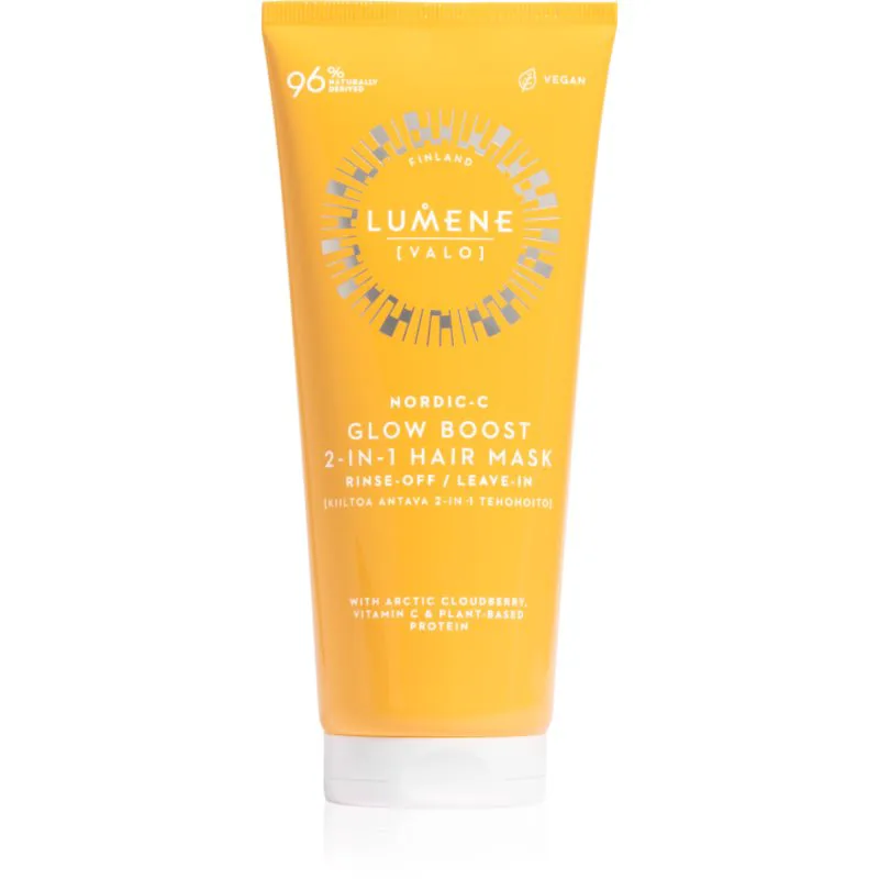 Lumene Nordic-C [VALO] Glow Boost λαμπρυντική μάσκα για τα μαλλιά 200 ml