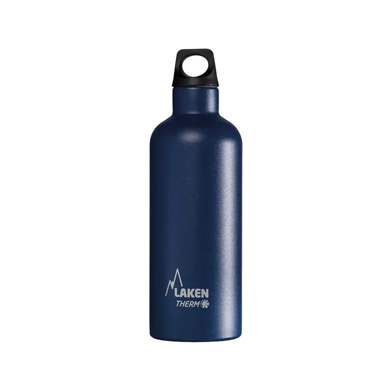 Laken Bouteille Futura 0.5l bleu en acier inoxydable