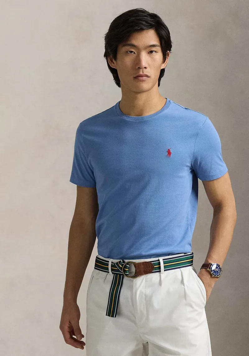 Polo Ralph Lauren Μπλούζα της σειράς Jersey Crewneck - 710671438 408 Campus Blue