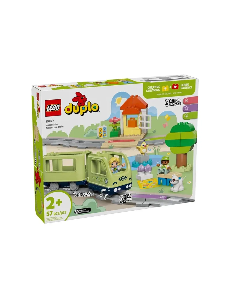 LEGO DUPLO TOWN 10427 Bridge and Train Tracks Expansion Set