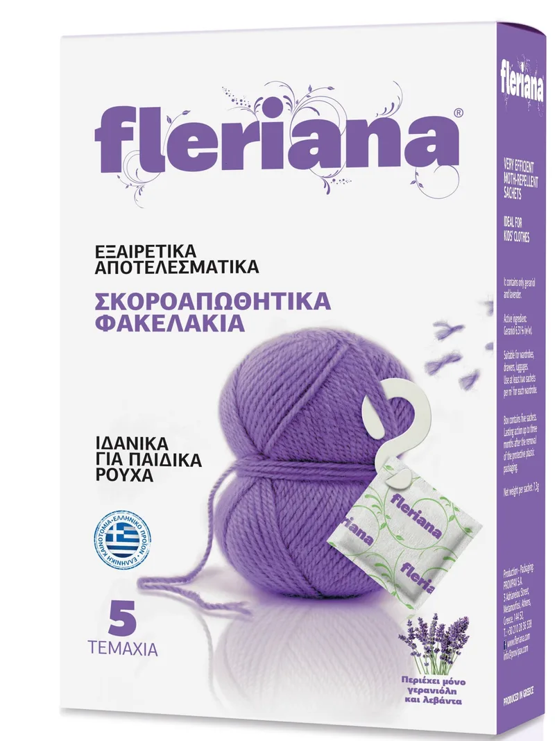 POWER HEALTH Fleriana Φυσικό Σκοροαπωθητικό 5 Τεμάχια