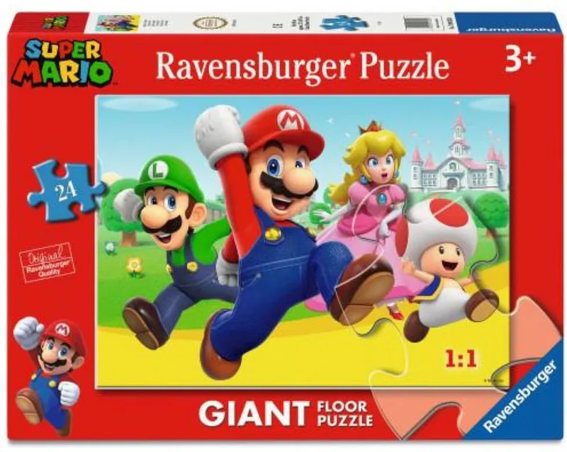ΠΑΖΛ ΔΑΠΕΔΟΥ SUPER MARIO RAVENSBURGER 24 ΤΕΜ.