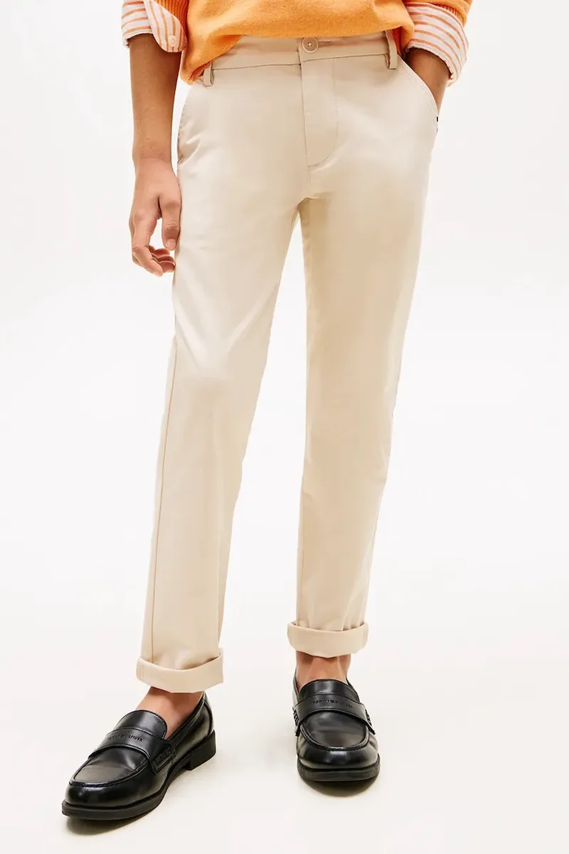 Tommy Hilfiger Παντελόνι chino παιδικό με βαμβάκι