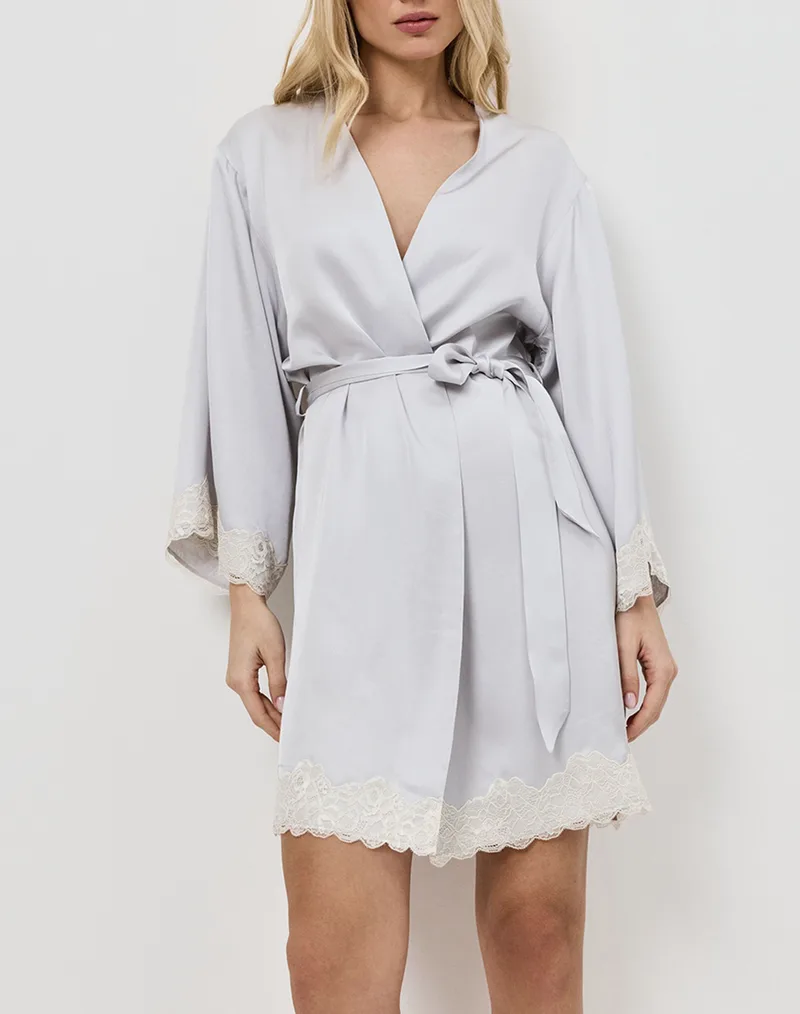 ARUELLE Eden gown SS26 39.01.23.930-GREY LightGray