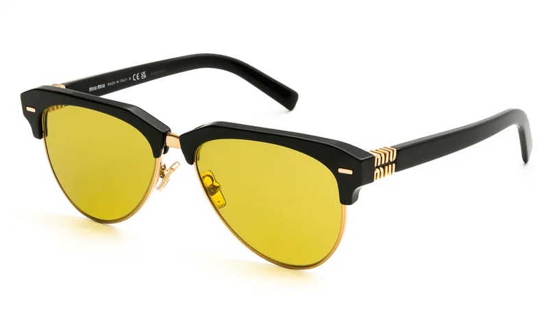 MIU MIU ΓΥΑΛΙΑ ΗΛΙΟΥ MIU MIU 09ZS 1AB07O 5716 09ZS Χρυσό