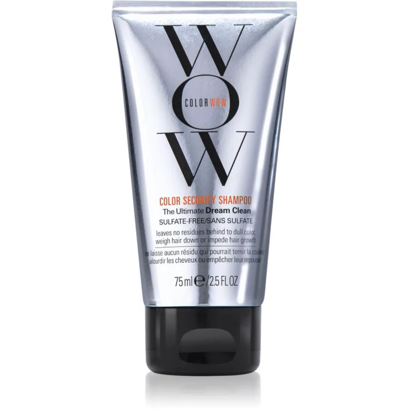 Color WOW Color Security Shampoo σαμπουάν χωρίς θειικό άλας για χημικά επεξεργασμένα μαλλιά 75 ml