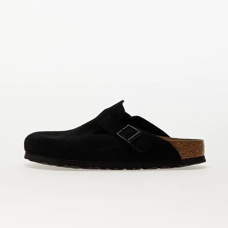 Sneakers Birkenstock Boston Soft Footbed Velvet Leather Black EUR 40