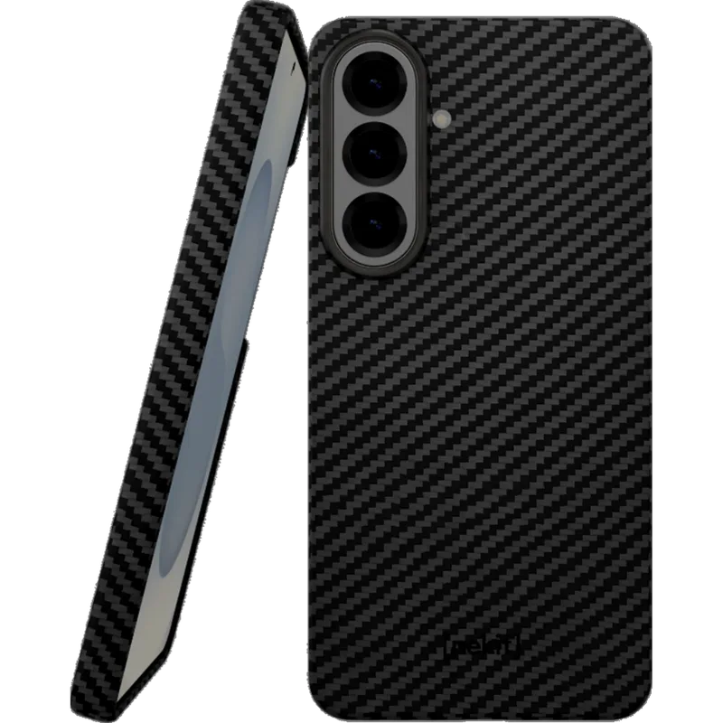 Θήκη Samsung Galaxy S26 Nekit Fiber Σκληρή με MagSafe Aramid Fiber 1mm 1500D Kevlar - Black (8719246543036)