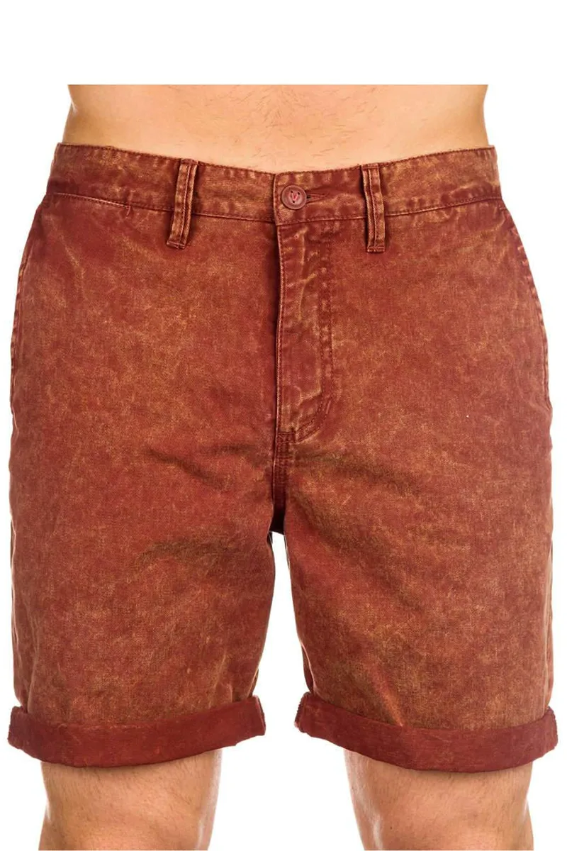 Σορτς Vans M Excerpt Acid Wash V0PSFVK-Brick Maroon Ac Ανδρικό