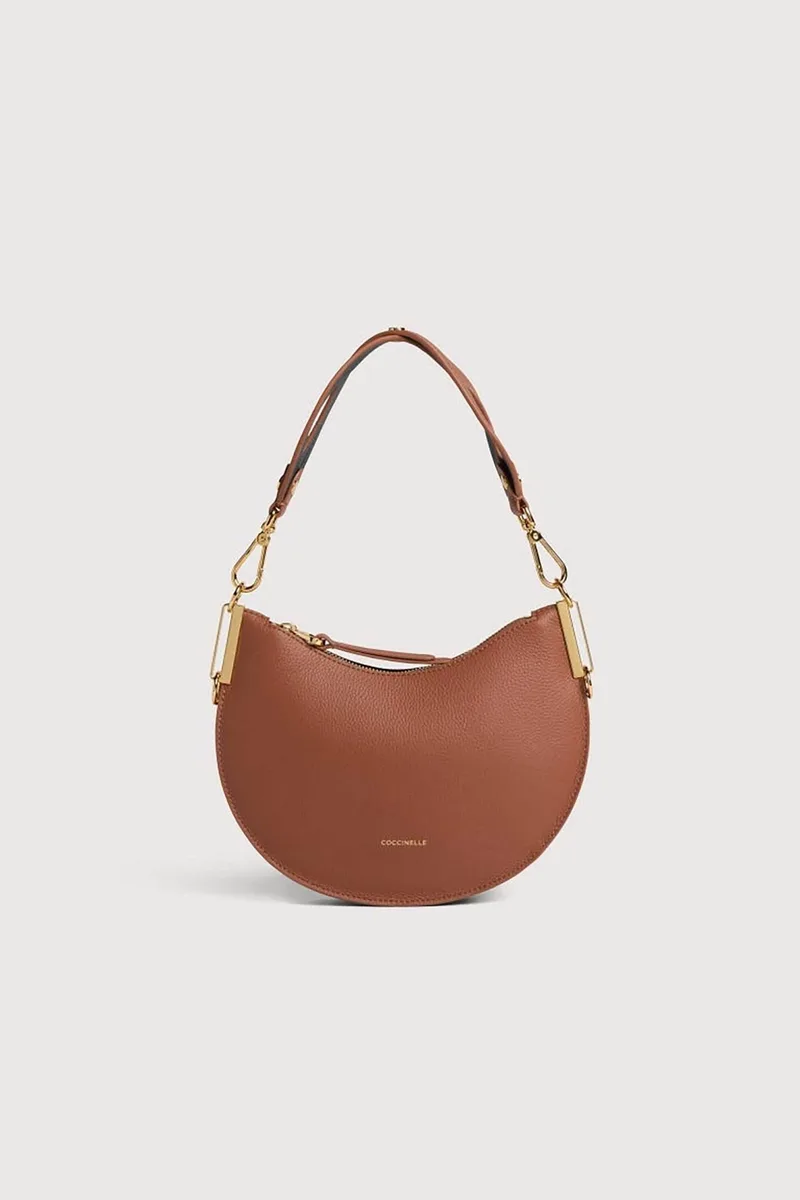 Coccinelle γυναικεία τσάντα ώμου "Sunup Medium" - E1QKF-130301 Καμηλό