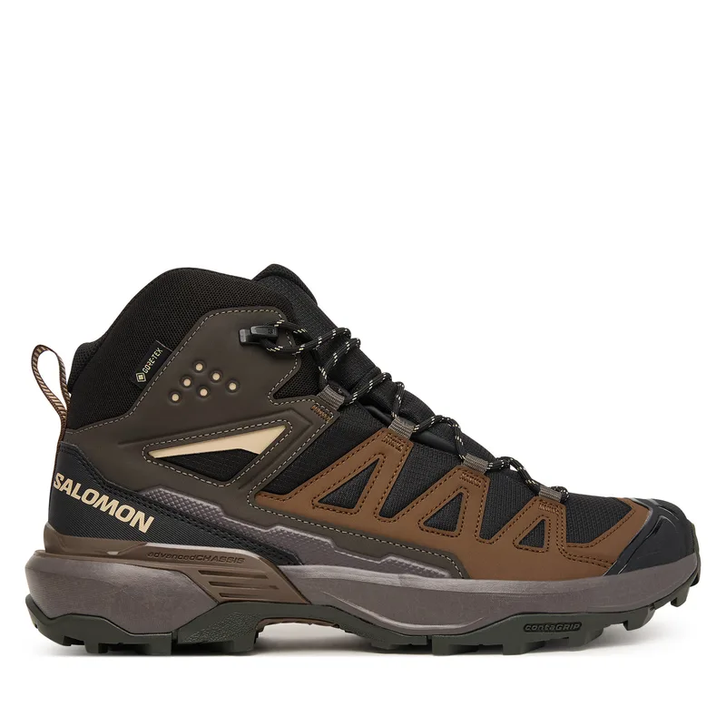 Παπούτσια πεζοπορίας Salomon X Ultra 360 Mid GTX L45473200 Μαύρο