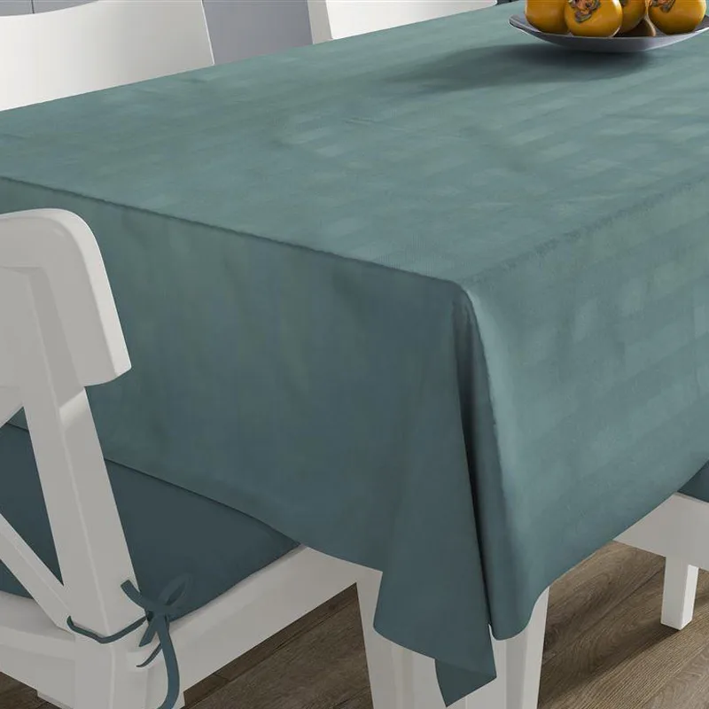 Τραπεζομάντηλο 140x140 Dimcol Yarn Dyed Petrol
