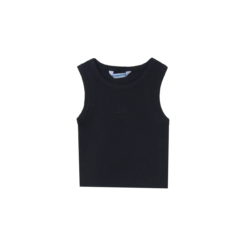 Mayoral Τοπ 6032 Μαύρο Slim Fit