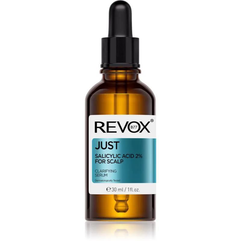 Revox B77 JUST Salicylic Acid 2% ορός βαθύ-καθαρισμού για το δέρμα της κεφαλής 30 ml