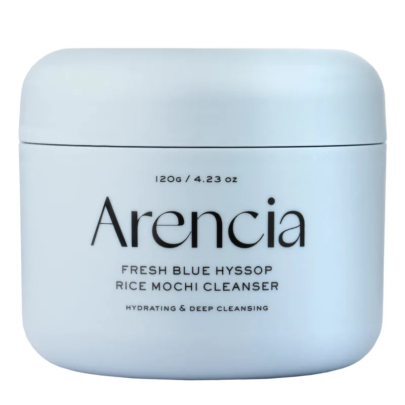 Arencia Fresh Blue Hyssop Rice Mochi Detergente Pasta Idratante 120g