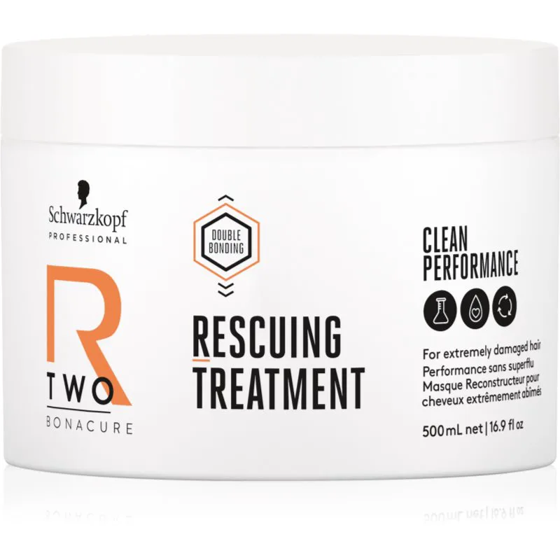 Schwarzkopf Professional Bonacure R-TWO Rescuing Treatment μάσκα μαλλιών για πολύ ταλαιπωρημένα μαλλιά 500 ml