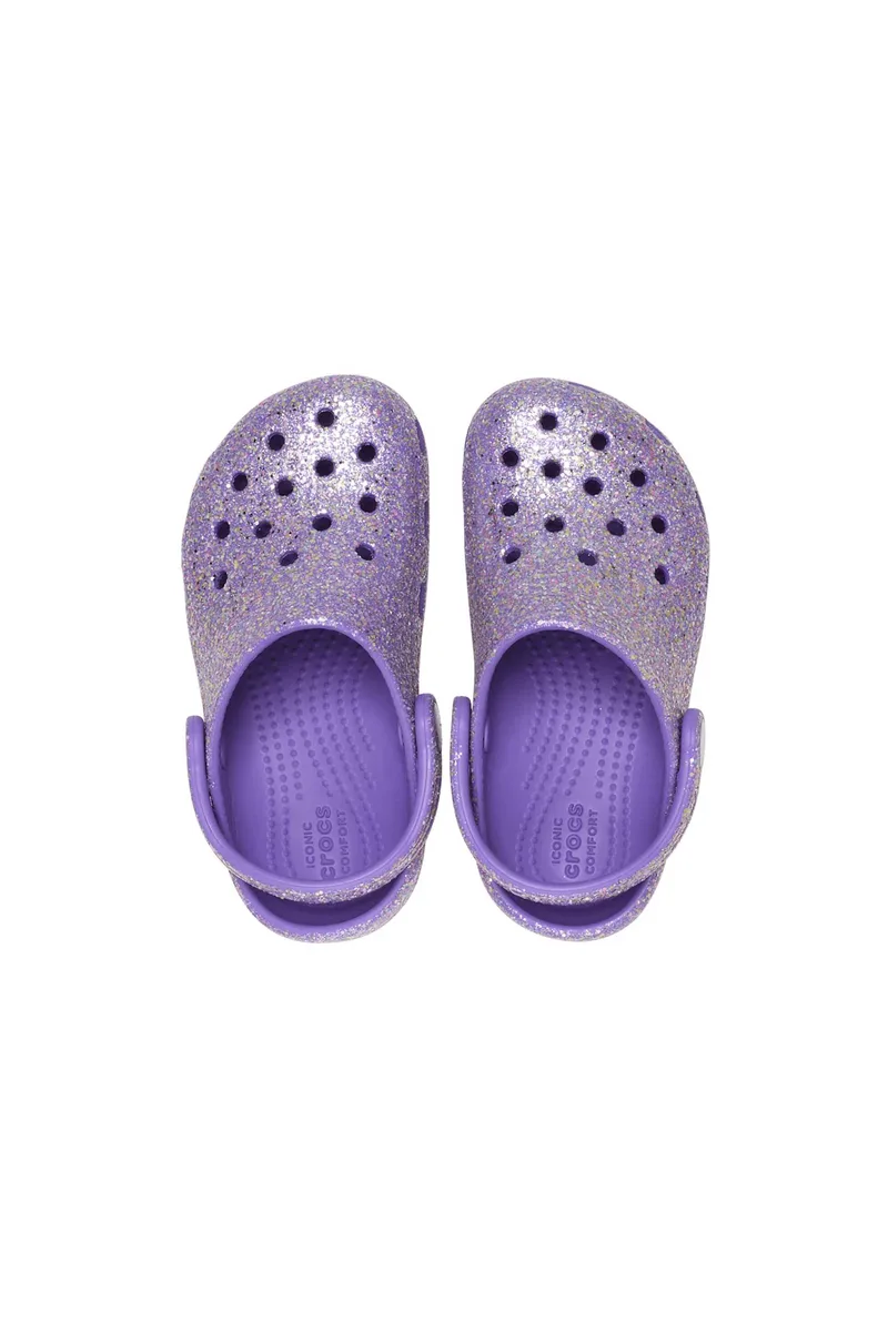 Crocs βρεφικά clogs "Toddler Classic Fantasy Glitter Clog" - E79912 Μοβ